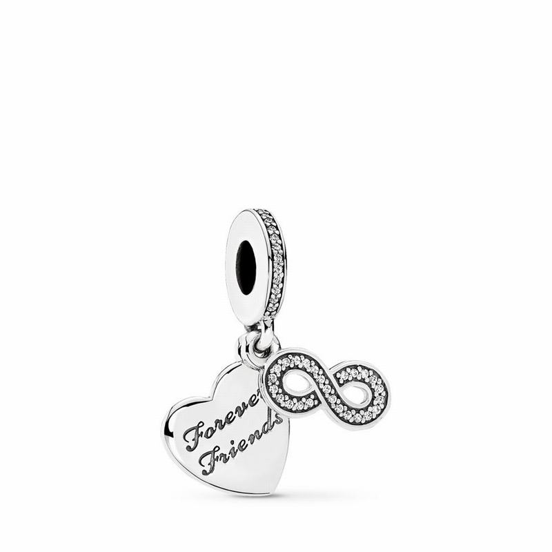 Pandora Forever Friends Dangle Charm Online NZ, Sterling Silver (619752-LIF)